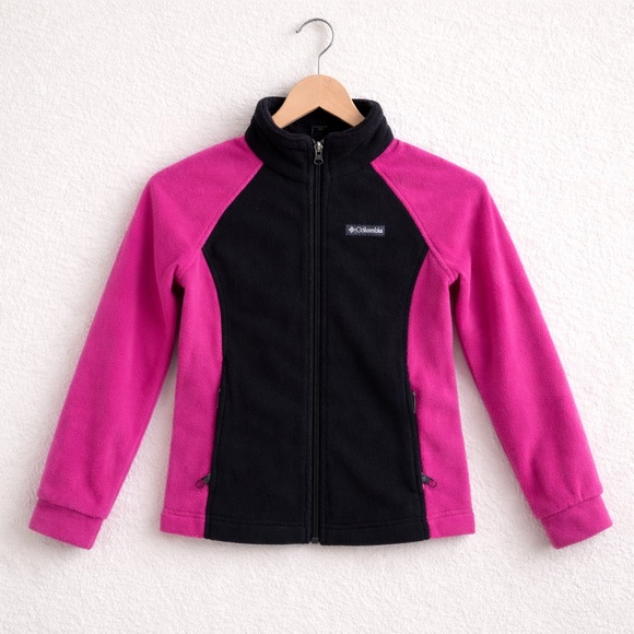 Columbia Other - Columbia Kids' Fleece Jacket in Pink and Black